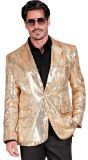 Gouden Pailletten Party Colbert Heren