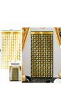 Gouden Tinsel Gordijn Geslaagd