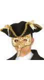 Gouden Venetiaans Masker met Neus