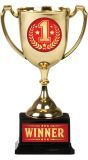 Gouden Winnaar Trofee Nummer 1