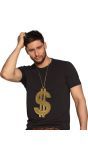 Gouden Xxl Dollar Ketting
