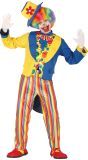 Grappig Gekleurd Clown Kostuum