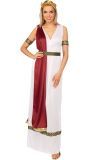 Griekse Godin Dames Kostuum Wit