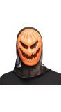 Griezelig Oranje Pompoen Gezichtsmasker Halloween