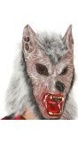 Grijs Weerwolf Masker met Haar