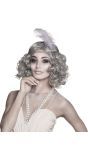 Grijze Flapper Geest Pruik Dames