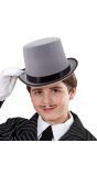 Grijze Hoge Hoed Kind