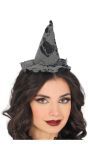 Grijze Minihoed Heks Halloween