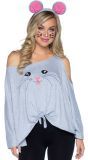 Grijze Muis Verkleedkleding Dames