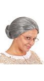 Grijze Oma Pruik