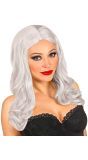 Grijze Roxy Pruik