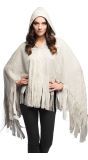 Grijze Spook Poncho voor Dames