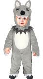 Grijze Wolf Baby Kostuum
