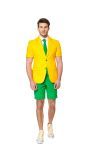 Groen Geel Opposuits Zomer Kostuum