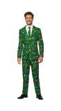 Groen Kerstmis Suitmeister Kostuum met Lichtjes