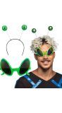 Groene Alien Accesoireset 2-Delig