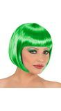 Groene Boblijn Pruik
