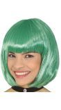 Groene Boblijn Pruik Carnaval Dames