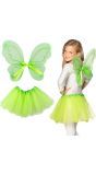 Groene Bosfee Tinkerbell Verkleed Setje Kind