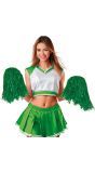 Groene Cheerleader Pom Poms