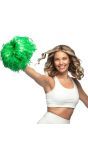 Groene Cheerleader Pompom 34 cm