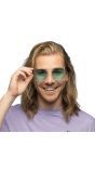 Groene Hippie Zonnebril