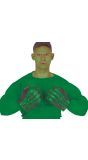 Groene Hulk Handschoenen