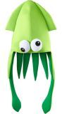 Groene Inktvis Hoed Carnaval
