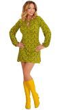 Groene Jaren 70 Jurk