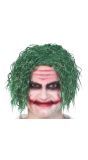 Groene Joker Pruik