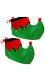 Groene Kerst Elf Schoenhoezen