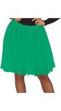 Groene Lange Tutu Dames 60cm