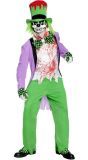 Groene Mad Hatter Outfit Horror