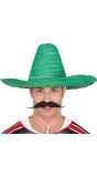 Groene Mexicaanse Sombrero Hoed
