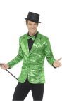 Groene Pailletten Jasje
