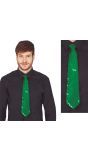 Groene Pailletten Stropdas