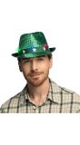 Groene St. Patricks Day LED Hoed