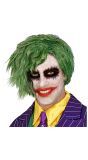 Groene The Joker Pruik Man