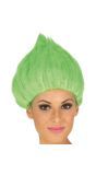 Groene Trollen Pruik The Trolls