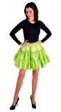 Groene Volangen Rok Vrouwen Kort
