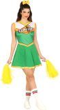 Groene Witte Cheerleader Outfit