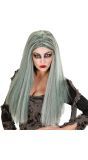 Groene Zombie Dames Pruik
