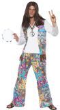 Groovy Hippie Heren Kostuum