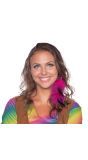 Haaraccessoire Hippie Veren Magenta