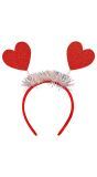 Haarband Rode Hartjes Dames Heren