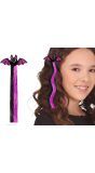 Haarclip Zwart Paars Vleermuis Kind