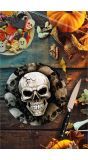 Halloween Angry Skull Bordjes