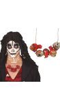Halloween Bloederige Ogen Ketting