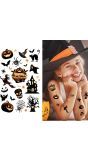 Halloween Donkere Figuren Nep Tattoos Kind
