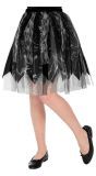 Halloween Gothic Rok Zwart Kind